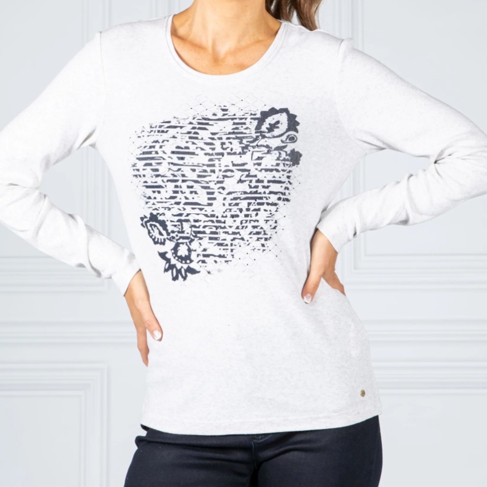 Olsen Graphic Long Sleeve Tee
